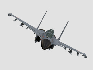 sukhoi su-30 mki Modello 3D