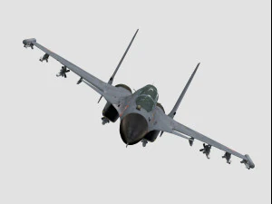 sukhoi su-30 mki 3D Model