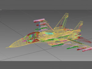 sukhoi su-30 mki 3D Model