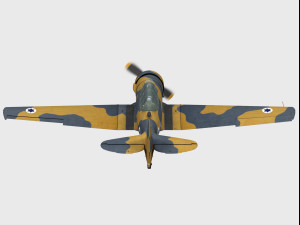 north american t-6 texan 3D-Modell