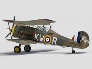 Gloster gladiator Modelo 3D