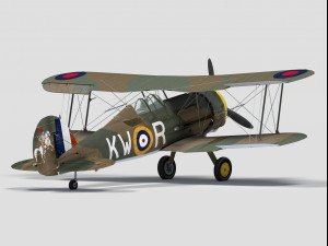 Gloster gladiator Modelo 3D