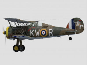 Gloster gladiator Modelo 3D