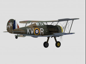 Gloster gladiator Modelo 3D