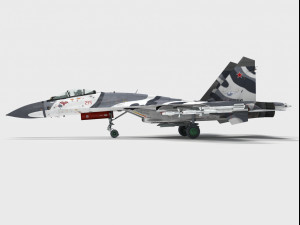 sukhoi su-27 skm flanker Modelo 3D