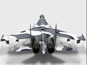 sukhoi su-27 skm flanker Modelo 3D