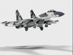 sukhoi su-27 skm flanker Modelo 3D