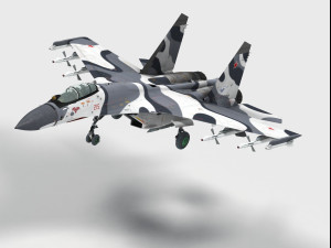 sukhoi su-27 skm flanker Modelo 3D