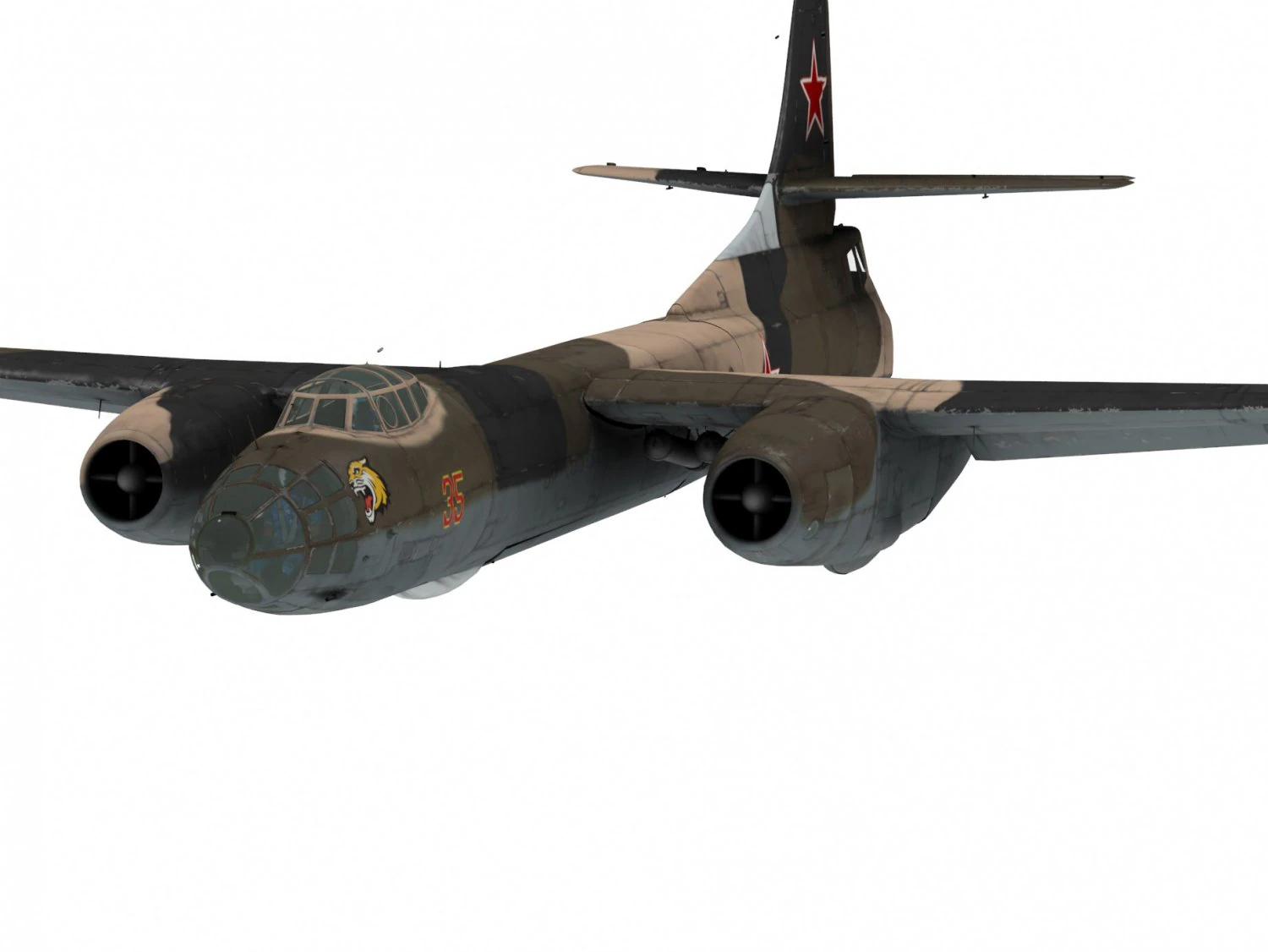 tupolev tu-14 bosun 3D Model .c4d .max .obj .3ds .fbx .stl .blend 