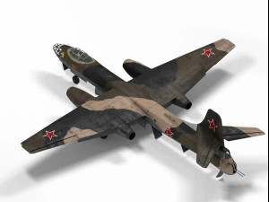 tupolev tu-14 bosun 3D Model
