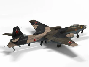 tupolev tu-14 bosun 3D Model