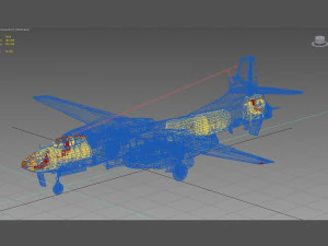 tupolev tu-14 bosun 3D Model