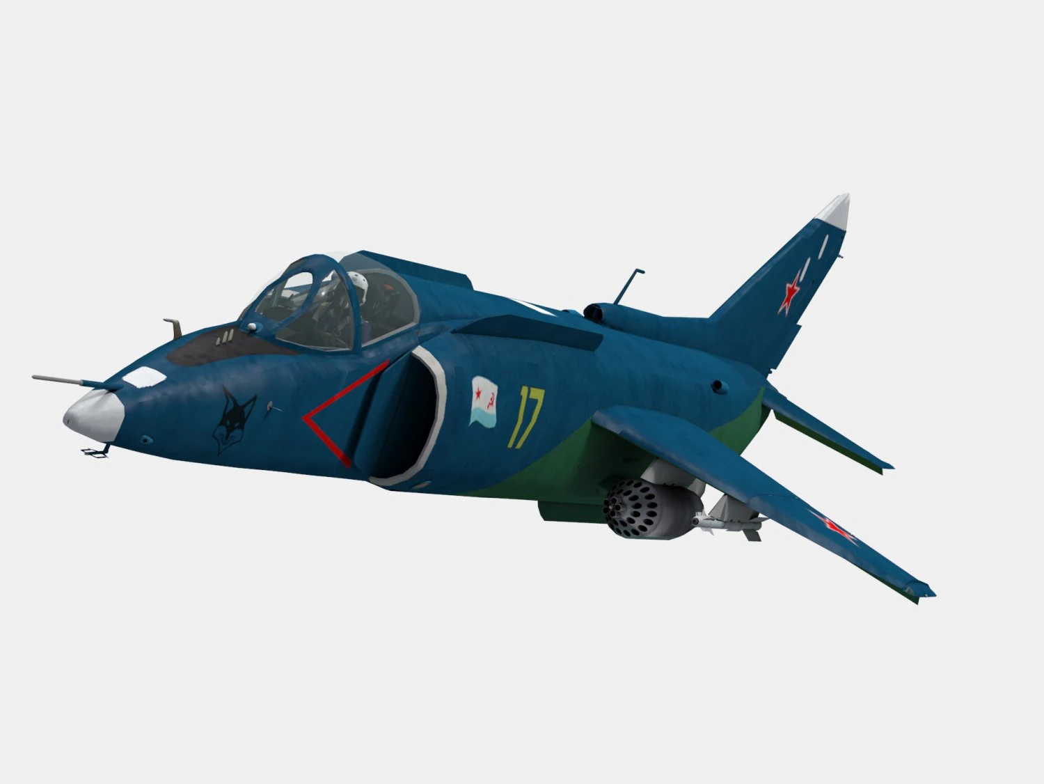 falsario yakovlev yak-38 Modello 3D .c4d .max .obj .3ds .fbx .stl .blend