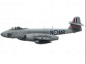 Gloster Meteor 3D 模型