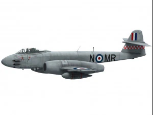 Gloster Meteor 3D Model
