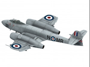 Gloster Meteor 3D 模型
