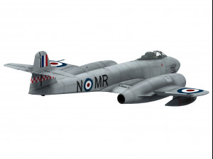Gloster Meteor 3D 模型