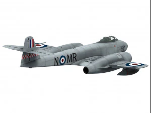 Gloster Meteor 3D Model