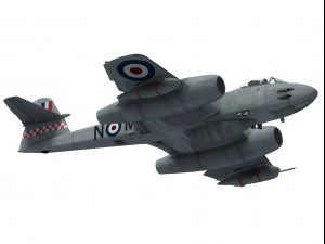 Gloster Meteor 3D Model
