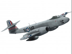 Gloster Meteor 3D 模型