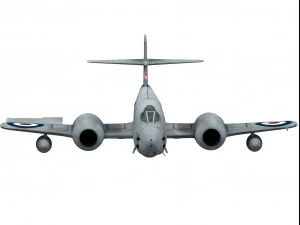 Gloster Meteor 3D Model