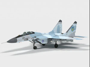 Mikoyan Gurevich Mig-29 Fulcro Modello 3D