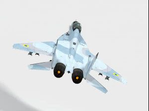 मिकोयान गुरेविच मिग-29 फुलक्रम 3D मॉडल