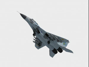 मिकोयान गुरेविच मिग-29 फुलक्रम 3D मॉडल