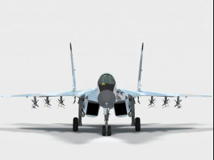 मिकोयान गुरेविच मिग-29 फुलक्रम 3D मॉडल