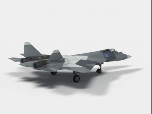 Sukhoi Su-57 criminale Modello 3D