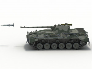 Begleitpanzer 57 AIFSV Argentina scheme 3D मॉडल