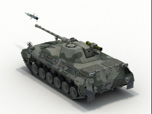 Begleitpanzer 57 AIFSV Argentina scheme 3D मॉडल