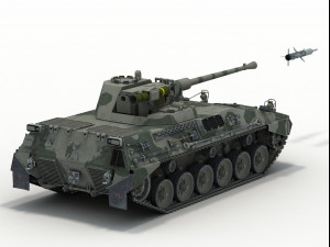 Begleitpanzer 57 AIFSV Argentina scheme 3D मॉडल