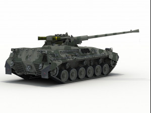 Begleitpanzer 57 AIFSV Argentina scheme 3D मॉडल