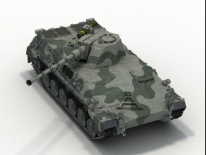 Begleitpanzer 57 AIFSV Argentina scheme 3D मॉडल