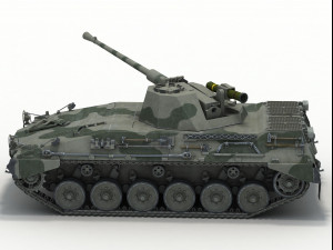 Begleitpanzer 57 AIFSV Argentina scheme 3D मॉडल