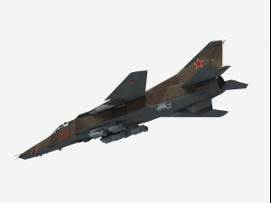 Mikoyan MiG-27 M Flogger 3D Model