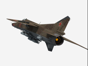 Mikoyan MiG-27 M Flogger 3D Model