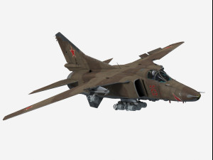 Mikoyan MiG-27 M Flogger 3D Model