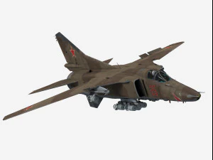 Mikoyan MiG-27 M Flogger 3D Model