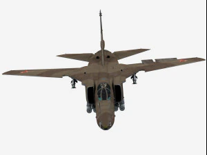 Mikoyan MiG-27 M Flogger 3D Model
