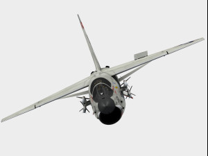 Vought F-8 Crusader 3D Model