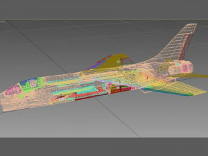 Vought F-8 Crusader 3D Model