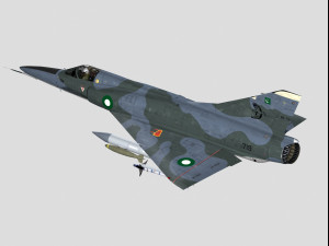 Dassault Mirage 5 Pakistan scheme Model 3D