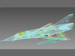 Dassault Mirage III C 3D 模型