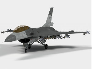 General Dynamics F-16 XL 3D Model