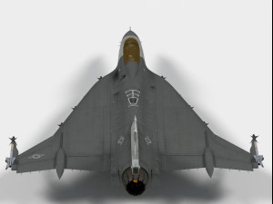 General Dynamics F-16 XL 3D मॉडल