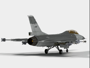 General Dynamics F-16 XL 3D मॉडल