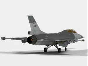General Dynamics F-16 XL 3D Model