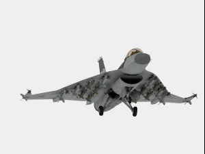 General Dynamics F-16 XL 3D Model